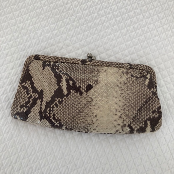 Cynthia Rowley Faux Snakeskin Clutch - Picture 1 of 5